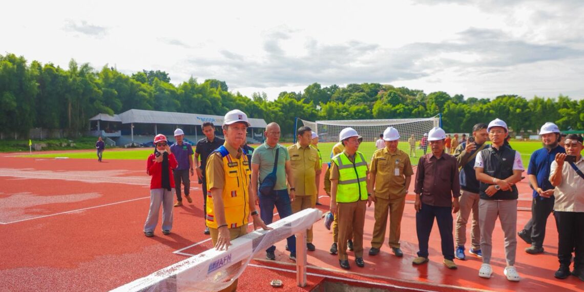 Wali Kota Dedie Rachim di GOR Pajajaran.(Foto: Humas Pemkot Bogor)