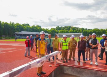 Wali Kota Dedie Rachim di GOR Pajajaran.(Foto: Humas Pemkot Bogor)