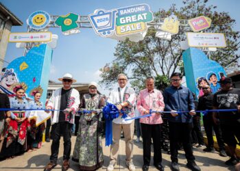 Bandung Great Sale 2026 resmi dibuka oleh Pemerintah Kota (Pemkot) Bandung di kawasan Laswi Heritage, Jumat, 21 Agustus 2026.(Foto: Humas Pemkot Bandung)