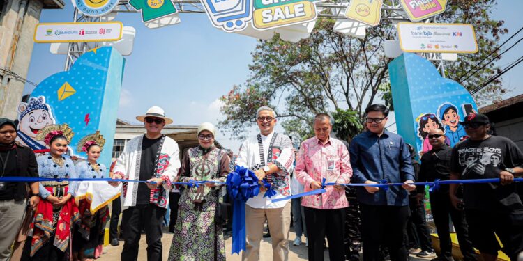 Bandung Great Sale 2026 resmi dibuka oleh Pemerintah Kota (Pemkot) Bandung di kawasan Laswi Heritage, Jumat, 21 Agustus 2026.(Foto: Humas Pemkot Bandung)