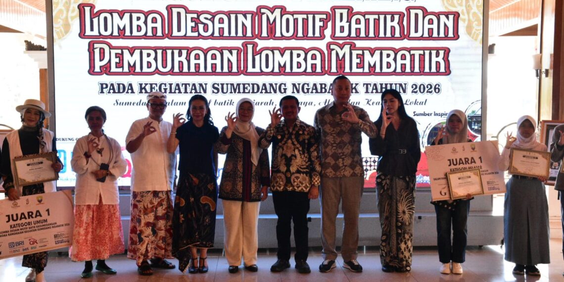 Lomba desan batik sumedang.(Foto: Humas Pemkab Sumedang)