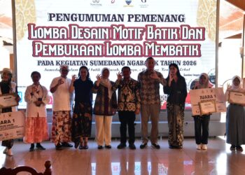 Lomba desan batik sumedang.(Foto: Humas Pemkab Sumedang)