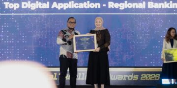 bank bjb meraih penghargaan bergengsi pada ajang JawaPos.com Digital Excellence Awards 2026 – Akselerasi Ekonomi Digital Indonesia.(Foto: Dok. bank bjb)