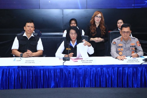 Menpora RI, Erick Thohir menegaskan dukungan penuh terhadap proses hukum yang dilakukan pihak Kepolisian dalam menangani kasus yang dilakukan mantan pelatih kepala Pelatnas Federasi Panjat Tebing Indonesia ( FPTI) berinisial HB.(foto:dok/POLRI)