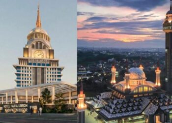Embarkasi Haji Kab Bogor akan mirip Zamzam Tower Makkah.(Foto: Humas Pemkab Bogor)