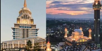 Embarkasi Haji Kab Bogor akan mirip Zamzam Tower Makkah.(Foto: Humas Pemkab Bogor)