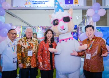 Wakil Menteri Pariwisata, Ni Luh Puspa saat pembukaan Pameran “Fun Asia Expo 2026” di JIEXPO, Kemayoran, Jakarta, Rabu (5/8).(Foto: Humas Kemenpar)