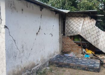 Kerusakan bangunan rumah warga yang terdampak Gempa NTT M7,7 di Kabupaten Ende. (Foto: BPBD Kabupaten Ende)