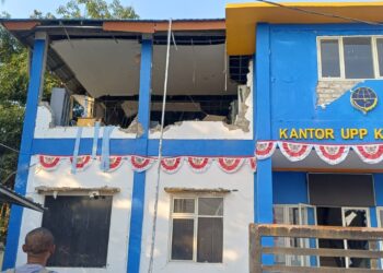 Properti perhubungan terdampak gempa NTT.(Foto: Istimewa)