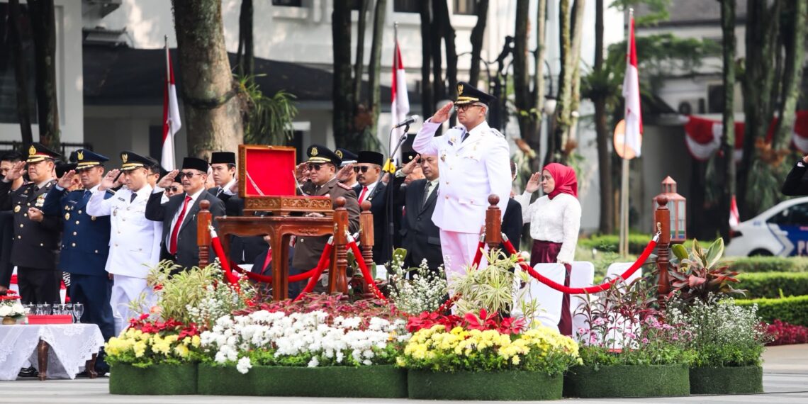 Peringatan HUT Kemerdekaan di Pemkot Bandung.(Foto: Humas Pemkot Bandung)