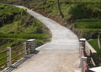 Jalan baru poros Bangbayang-Dayeuhluhur Sumedang.(Foto: Humas Pemkab Sumedang)