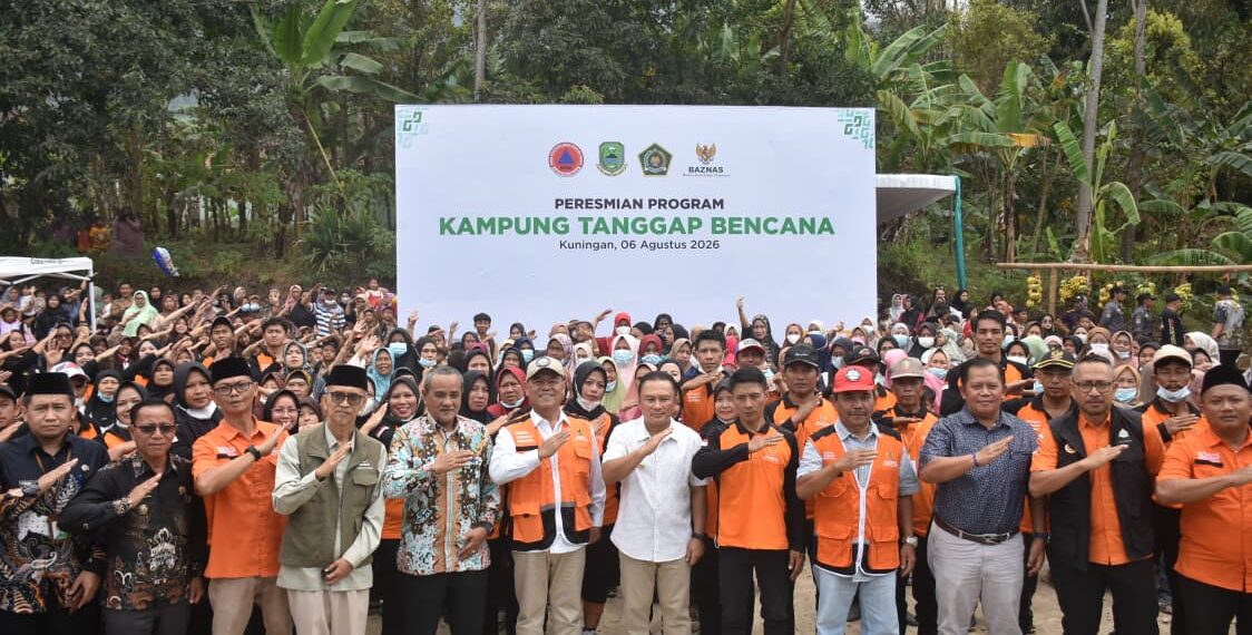 Kampung Tanggap Bencana Kuningan.(Foto: Humas Pemkab Kuningan)