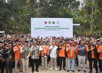 Kampung Tanggap Bencana Kuningan.(Foto: Humas Pemkab Kuningan)