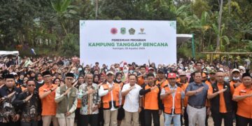 Kampung Tanggap Bencana Kuningan.(Foto: Humas Pemkab Kuningan)