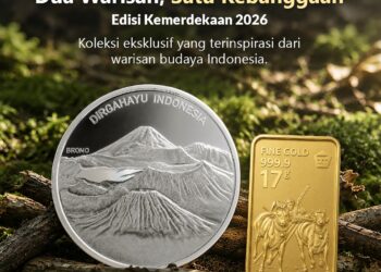 Koleksi Antam sambut HUT RI ke-81.(Image: logammulia.com)