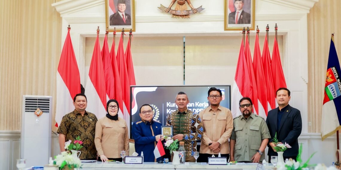 Kunjungan DPR ke Kota Bogor terkait pemberdayaan UMKM.(Foto: Humas Pemkot Bogor)