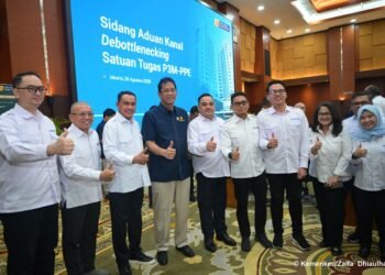 Menteri Keuangan (Menkeu) Purbaya Yudhi Sadewa memimpin jalannya Sidang Aduan Kanal Debottlenecking Satuan Tugas Percepatan Program Pemerintah untuk Mendukung Peningkatan Pertumbuhan Ekonomi (Satgas P3M-PPE) yang ke-14 di kantor Kementerian Keuangan, Jakarta pada Rabu (26/08).(Foto: Dok. Kemenkeu)