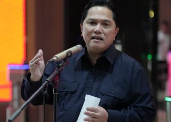 Menpora RI Erick Thohir menyebut komitmen Presiden Prabowo Subianto untuk membangun prestasi olahraga nasional pelatnas jangka panjang mulai terbukti. (foto:Herry/kemenpora.go.id)