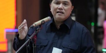 Menpora RI Erick Thohir menyebut komitmen Presiden Prabowo Subianto untuk membangun prestasi olahraga nasional pelatnas jangka panjang mulai terbukti. (foto:Herry/kemenpora.go.id)