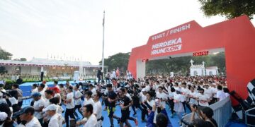 Antusiasme masyarakat untuk ambil bagian dalam perayaan Hari Ulang Tahun (HUT) ke-81 Kemerdekaan Republik Indonesia melalui ajang Merdeka Run mendapat sambutan luar biasa.(foto:dok/kemenpora.go.id)