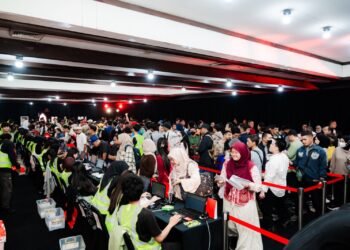 Semangat Merdeka Run mulai terasa sejak hari pertama pengambilan race pack di Wisma Serba Guna, Gelora Bung Karno (GBK), Jakarta. (foto: dok/Kemenpora)