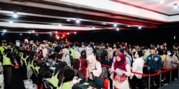 Semangat Merdeka Run mulai terasa sejak hari pertama pengambilan race pack di Wisma Serba Guna, Gelora Bung Karno (GBK), Jakarta. (foto: dok/Kemenpora)