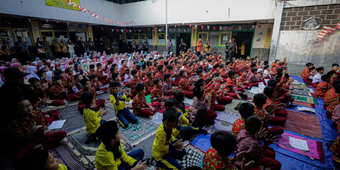 Murid SDN 026 Bojongloa.(Foto: Humas Pemkot Bandung)