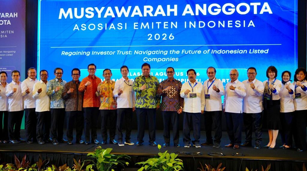 Musyawarah Anggota Asosiasi Emiten Indonesia.(Foto: Humas Kemenko Perekonomian)