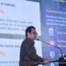 Wamenkomdigi Nezar Patria menyampaikan visionary speech dalam OJK Financial Innovation Day (Digination Day) Tahun 2026 di The Ritz-Carlton, Mega Kuningan, Jakarta Selatan, Kamis (27/08/2026). Wamen mengatakan perlu segera regulasi terkait agentic AI di sektor keuangan. (Foto: Pey HS/Komdigi)