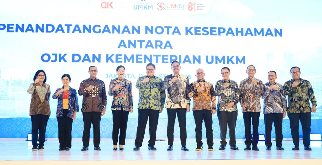 UMKM Finance Summit 2026 bertema “Penguatan Akses Pembiayaan dan Ekosistem UMKM melalui Sinergi Kebijakan AntarPemangku Kepentingan untuk Mewujudkan Ketahanan Ekonomi Nasional" yang digelar OJK di Jakarta, Selasa (11/8/2026).(Foto: Dok. OJK)