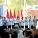 Presiden Prabowo Subianto meresmikan Program PLTS 100 GWp melalui peluncuran dan groundbreaking di Gilimanuk, Bali, Selasa (25/8).(Foto: Dok. ESDM)