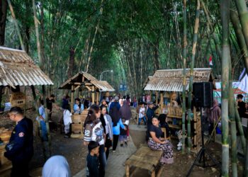 Padaringan Leuweung Awi Cisurupan berlokasi di kawasan Bukit Mbah Garut, Kelurahan Cisurupan, Kecamatan Cibiru Kota Bandung.(Foto: Humas Pemkot Bandung)