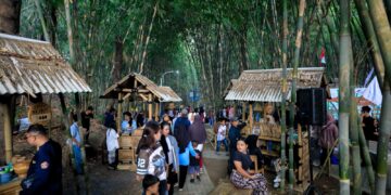 Padaringan Leuweung Awi Cisurupan berlokasi di kawasan Bukit Mbah Garut, Kelurahan Cisurupan, Kecamatan Cibiru Kota Bandung.(Foto: Humas Pemkot Bandung)