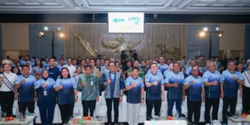 Pameran Indonesia Sport and Active Wear (ISAW) dan Cosmetic Day 2026 di Plaza Industri, Gedung Kementerian Perindustrian, Jakarta, pada 3–6 Agustus 2026.(Foto: Humas Kemenperin)