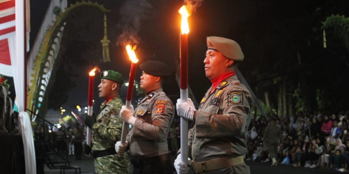 Upacara Taptu di Kabupaten Kuningan.(Foto: Humas Pemkab Kuningan)