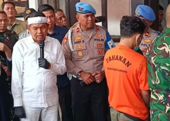 A (20), Mahasiswa tersangka pelaku tabrak lari Aiptu Asep Suhara, anggota Polrestabes Bandung.(Foto:Istimewa).
