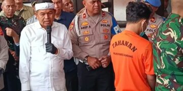 A (20), Mahasiswa tersangka pelaku tabrak lari Aiptu Asep Suhara, anggota Polrestabes Bandung.(Foto:Istimewa).