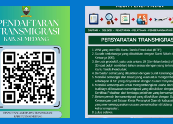 Pendaftaran transmigrasi Sumedang.(Image: Humas Pemkab Sumedang)