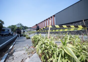 Lokasi penebangan pohon di Jalan Riau Kota Bandung.(Foto: Humas Pemkot Bandung)