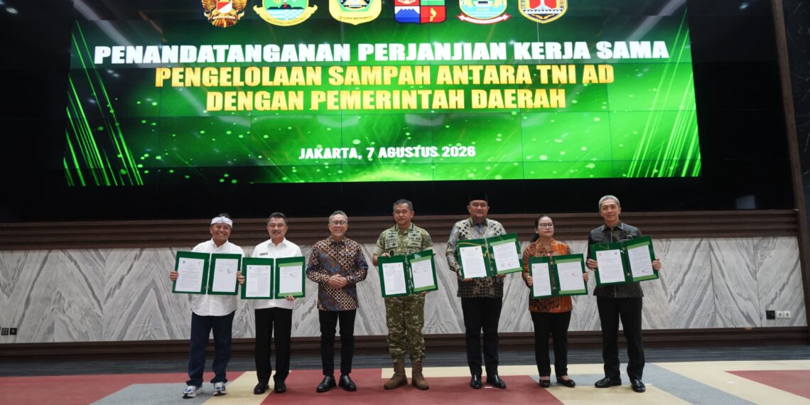 Kerja sama pengelolaan sampah pemerintah daerah.(Foto: Humas Pemkab Bogor)