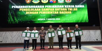 Kerja sama pengelolaan sampah pemerintah daerah.(Foto: Humas Pemkab Bogor)