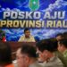 Presiden Prabowo Subianto memimpin rapat terbatas di Posko Aju Provinsi Riau, Kota Pekanbaru, Provinsi Riau, Senin, 24 Agustus 2026. (Foto: BPMI Setpres)