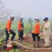 Presiden Prabowo Subianto di lokasi terdampak kebakaran di Desa Limbung, Kabupaten Kubu Raya, Provinsi Kalimantan Barat, pada Sabtu (22/08/2026).(Foto: Setneg)