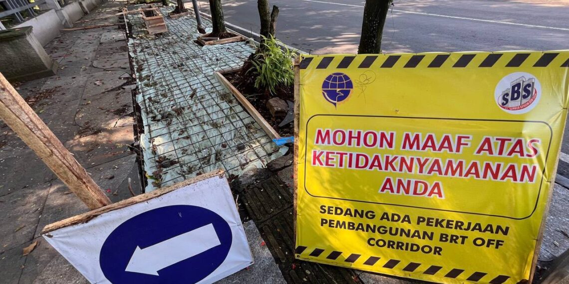 Proyek BRT atau Bus Rapid Transit.(Foto: Humas Pemkot Bandung)