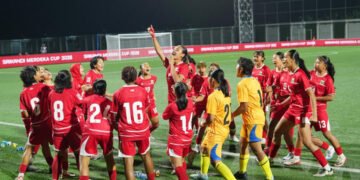 Timnas Indonesia berlaga di Srikandi Merdeka Cup 2026 di Supersoccer Arena, Kudus.(Foto: Dok. PSSI)