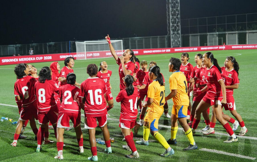Timnas Indonesia berlaga di Srikandi Merdeka Cup 2026 di Supersoccer Arena, Kudus.(Foto: Dok. PSSI)