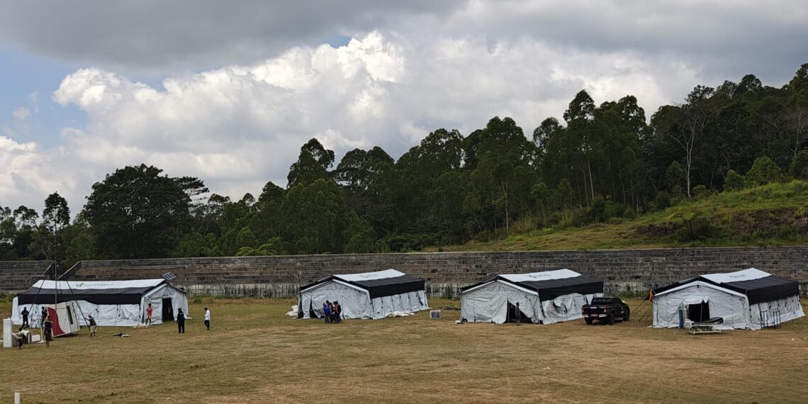 Rumah Sakit Lapangan Kemenkes.(Foto: Humas Kemenkes)