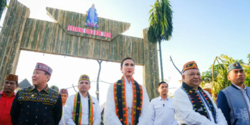 Menteri Pariwisata (Menpar) Widiyanti Putri Wardhana di Festival Golo Koe.(Foto: Humas Kemenpar)