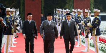 Presiden Prabowo Subianto tiba di Gedung Nusantara MPR/DPR/DPD RI, Jakarta, pada Jumat (14/08/2026), untuk menyampaikan pidato kenegaraan dalam rangka Sidang Tahunan MPR RI serta Sidang Bersama DPR RI dan DPD RI.(Foto: Bakom RI)