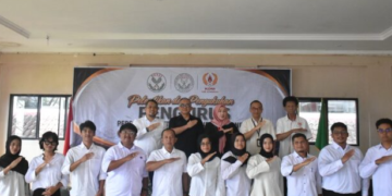 Pelantikan dan Pengukuhan Pengurus Persatuan Soft Tenis Indonesia (PESTI) Kabupaten Kuningan, Sabtu (15/8/2026), bertempat di Gedung C Lantai 3 Universitas Muhammadiyah (UM) Kuningan.(Foto: Humas Pemkab Kuningan)